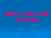 Australian Coat of Arms  Commonwealth Coat of