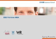 EBS Full-time MBA  Open Day – 01