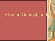 Islam in Deutschland  Religion in Deutschland: Katholiken