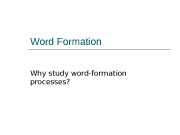 Презентация lect.2 word-form.