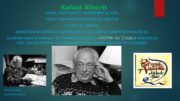 Rafael Alberti RAFAEL ALBERTI NACIÓ EN DICIEMBRE DE