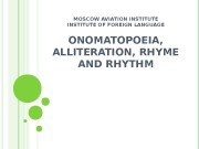 MOSCOW AVIATION INSTITUTE OF FOREIGN LANGUAGE ONOMATOPOEIA,