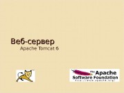 Веб-сервер Apache Tomcat 6  Содержание лекции 1.