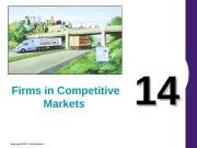 Copyright© 2004 South-Western 1414 Firms in Competitive Markets